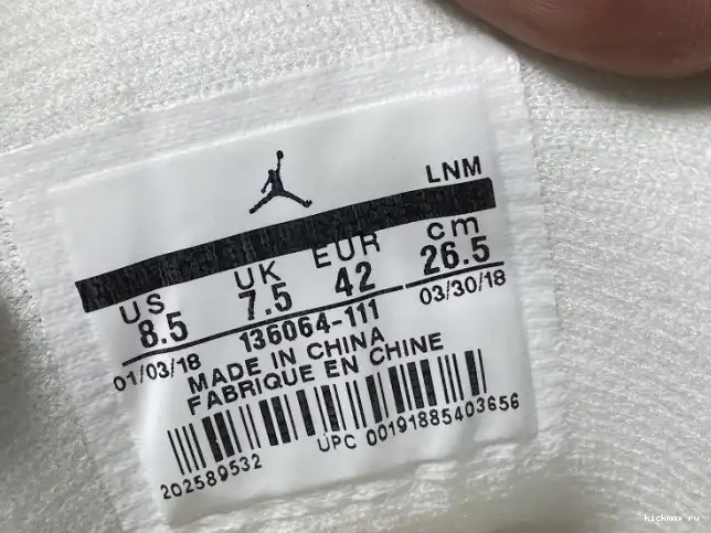 Cheap MAX Retro Air White Triple Jordan 3 136064-111 0606